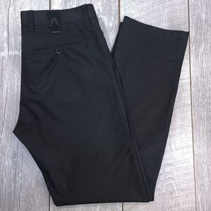 Alberto Men Lou Flannel Pants Size 34x33 Regular Slim Fit Dress Comfort Straight